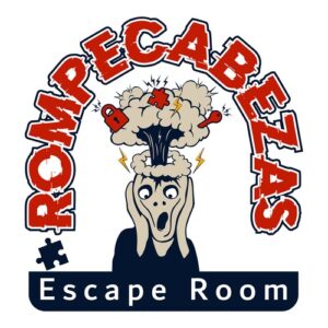 Otra version del logo de escape room con algunos cambios. Puedes encontrar las diferencias?