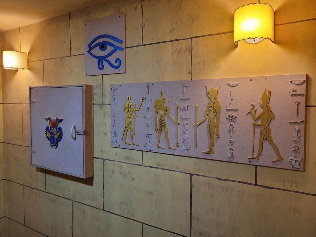 una escena del ambiente en un escape room